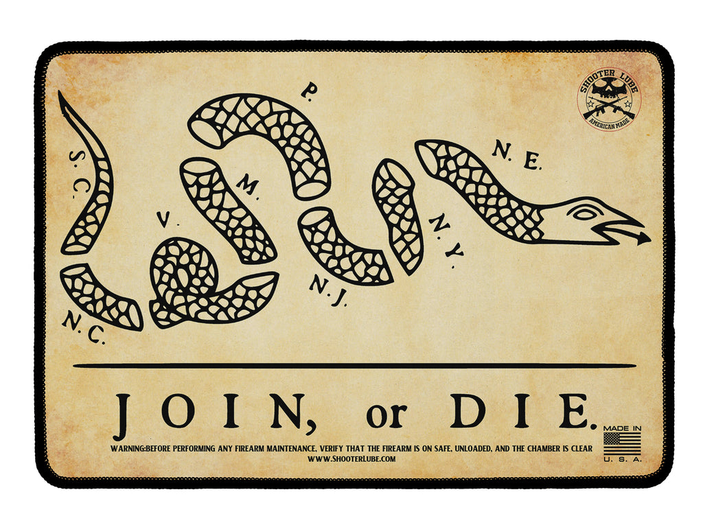 Join or Die Cleaning Mat