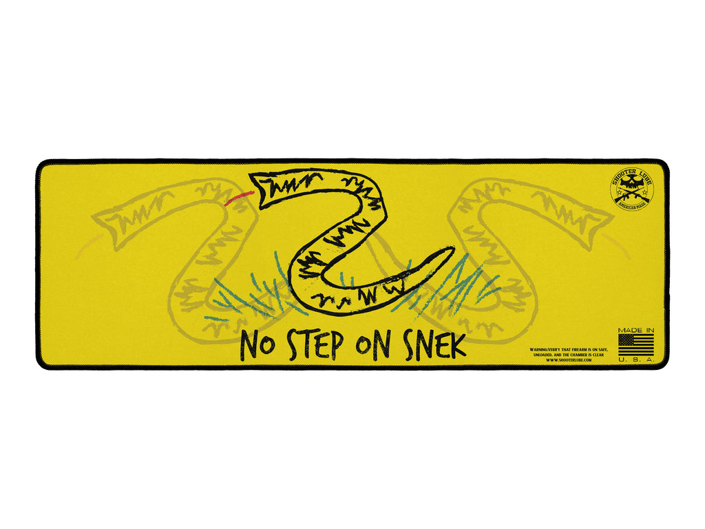 No Step on Snek Gun Mat – Shooter Lube